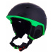 BLIZZARD-Double ski helmet, black matt/neon green, big logo Čierna 56/59 cm 23/24