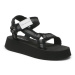 Calvin Klein Jeans Sandále Prefresato Sandal Webbing Mesh YW0YW00969 Čierna