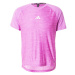 ADIDAS PERFORMANCE Funkčné tričko 'GYM+ 3-Stripes'  orchideová / biela