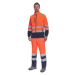 Cerva Sevilla Pánska HI-VIS fleecová bunda 03460002 oranžová/navy