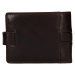 Pánska kožená peňaženka Lagen Vander - tmavo hnedá
