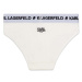 Detské nohavičky Karl Lagerfeld 2-pak biela farba