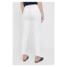 Nohavice Lauren Ralph Lauren dámske, biela farba, cigaretový strih, vysoký pás, 200811955
