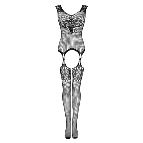 Čierne bodystockings G323 Obsessive