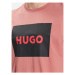 Hugo Tričko 50467952 Ružová Regular Fit