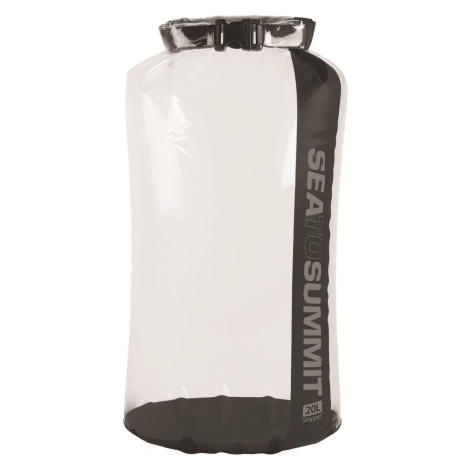 Vodeodolný vak Sea to Summit Stopper Clear Dry Bag 20L Farba: čierna