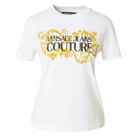 Versace Jeans Couture Tričko  šafránová / tmavožltá / čierna / biela