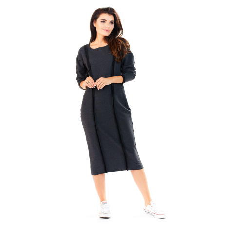 Šaty s dlhým rukávom Awama