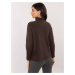 DÁMSKY HNEDÝ OVERSIZE ROLÁK IT-SW-0814.36-BROWN