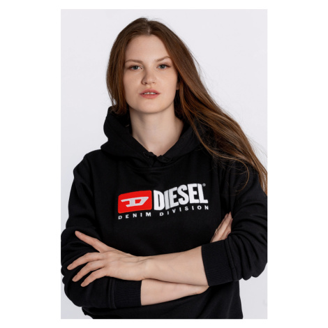 Mikina Diesel F-Reggy-Hood-Div Sweat-Shirt Čierna