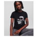 Tričko Karl Lagerfeld Ikonik 2.0 Rs T-Shirt Čierna
