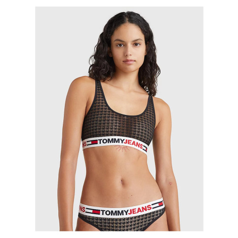 Black patterned bra Tommy Jeans - Women Tommy Hilfiger