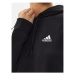 Adidas Mikina Essentials 3-Stripes French Terry Crop Hoodie IC8767 Čierna Regular Fit