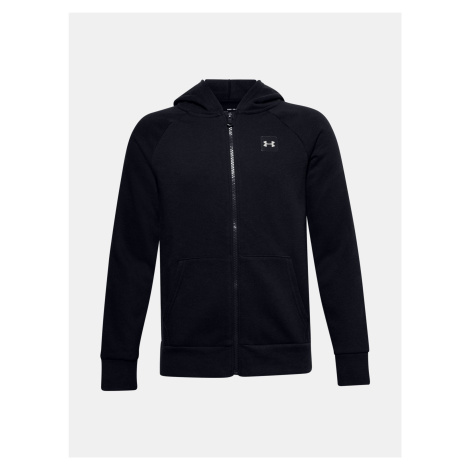 Čierna mikina Under Armour UA RIVAL FLEECE FZ HOODIE