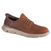 Hnedé pánske kožené tenisky Skechers Slip-Ins: Garza - Ervin 205046-CDB