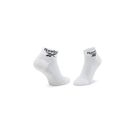 Reebok Ponožky Vysoké Unisex Cl Fo Ankle Sock 3P GG6674 Biela