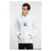 Trendyol Ecru Hokusai License Uniex Regular/Normal Cut Sweatshirt