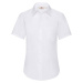 White poplin shirt with short sleeves Fruit Of The Loom