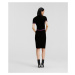 Sukňa Karl Lagerfeld Textured Classic Knit Skirt Čierna