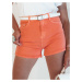 GLAMWEAR Women's Denim Shorts Orange Dstreet