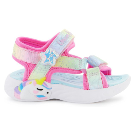 Sandále Skechers S-Lights Unicorn Dreams Sandal-Majestic Bliss Jr 302682N-PKMT