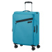 Samsonite Látkový cestovní kufr Litebeam EXP M 67/73 l - světle modrá