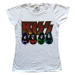 Kiss tričko Logo, Faces & Icons Biela