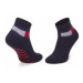 Tommy Hilfiger Súprava 2 párov vysokých detských ponožiek 100002319 Tmavomodrá