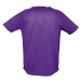 SOĽS Sporty Pánske tričko s krátkym rukávom SL11939 Dark purple