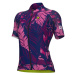 ALÉ Cyklistický dres s krátkym rukávom - LEAF PR - ružová