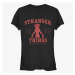 Queens Netflix Stranger Things - ST COLLEGIATE Women's T-Shirt Black