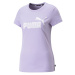 Puma tričko Ess Logo Tee W purple