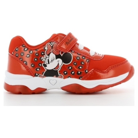 Červené svietiace tenisky Minnie Mouse Disney
