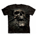 Pánske batikované tričko The Mountain - Breakthrough Skull- čierne