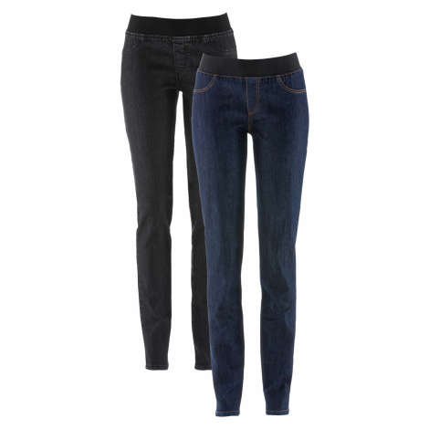 čierne dámske jeggings