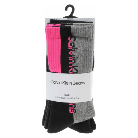 Calvin Klein dámské ponožky 701218754001999 black 701218754001999
