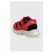 Detské sandále Skechers červená farba