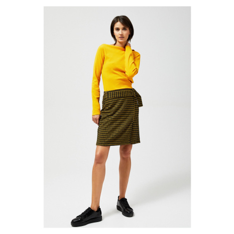 Plaid skirt with belt Moodo