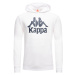 Kappa Mikina 705322 Biela Regular Fit