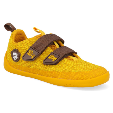 Barefoot detské tenisky Affenzahn - Sneaker Knit Happy-Tygr žlté