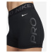 Dámske tréningové kraťasy NIKE W NIKE PRO DF MR 3IN SHORT GRX-FN3141-010-BLACK WHITE