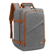 Kono kompaktný cestovný batoh EM2231S - sivo hnedý - 20L