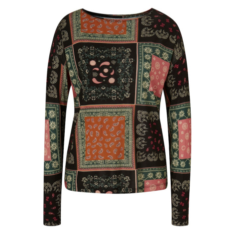 heine Tričko  zelená / oranžová / červená / čierna