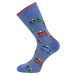 Lonka Harry Pánske vzorované ponožky - 3 páry BM000001066600101332 mix D