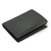 Černá pánská kožená peněženka se zajištěním dokladů 514-4358-60