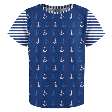 Mr. GUGU & Miss GO Kids's T-shirt KTS-P1632 Navy Blue