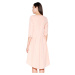 Šaty s asymetrickou sukňou VT073 Pink