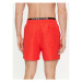 Calvin Klein Swimwear Plavecké šortky KM0KM00992 Červená Regular Fit