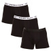 3PACK Men's Boxer Shorts Pietro Filipi Black