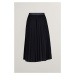 SUKŇA GANT JERSEY PLEATED SKIRT EVENING BLUE